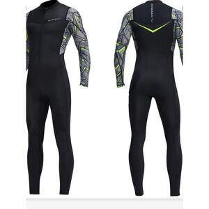Dive &Sail Rash Guard Mens Medium Black NEW Full Body UPF 50+ Dive Skin D030070M